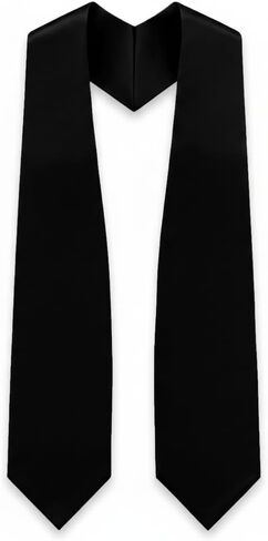 CLERKMANS Unisex Adult 62" Long Plain Graduation Stole Sash in Kuwait