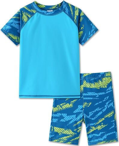 UMELOK Boys' Rash Guard Swim Sets Swimsuit in Saudi Arabia