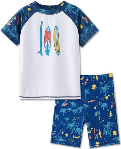UMELOK Boys' Rash Guard Swim Sets Swimsuit in Saudi Arabia