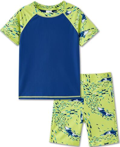 UMELOK Boys' Rash Guard Swim Sets Swimsuit in Saudi Arabia