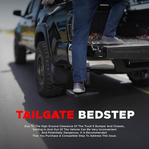for Toyota Tundra Rear Bed Step Tailgate Bedstep,Alloy Folding Truck Step for Toyota Tundra 2022 2023 2024 2025, 300 lbs Capacity, Retractable Bumper Step Replacement for PTS30-34000 in Saudi Arabia