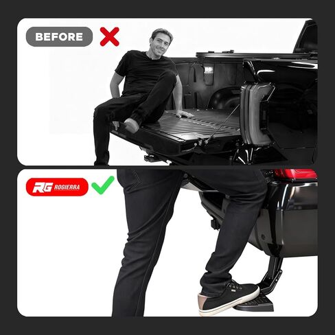 for Toyota Tundra Rear Bed Step Tailgate Bedstep,Alloy Folding Truck Step for Toyota Tundra 2022 2023 2024 2025, 300 lbs Capacity, Retractable Bumper Step Replacement for PTS30-34000 in Saudi Arabia