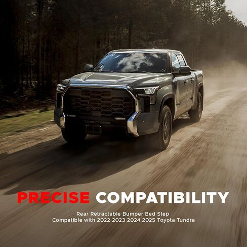 for Toyota Tundra Rear Bed Step Tailgate Bedstep,Alloy Folding Truck Step for Toyota Tundra 2022 2023 2024 2025, 300 lbs Capacity, Retractable Bumper Step Replacement for PTS30-34000 in Saudi Arabia