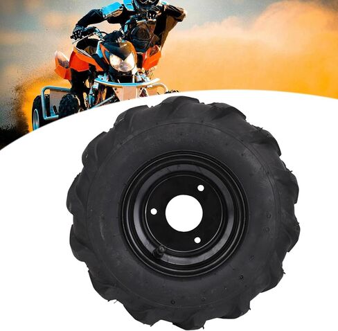 Keenso Go Kart Tire, Go Kart Wheel Assembly 13x5.00 6 6 Inch Lawn Tractor Tire and Wheel Rim for Atv Quad off Road Cart Mini Bike in Saudi Arabia