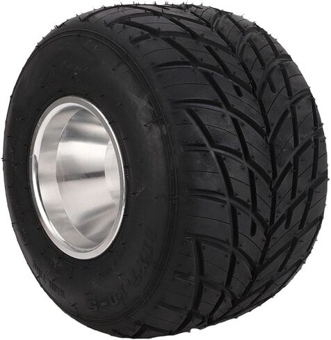 11x7.10 5 Go Kart Tire and Rim, Tubeless 4PR Rear Wheel Assembly with Aluminum Alloy Rim, for ATV UTV SxS Side by Side Cart Go Kart Drift Trike Buggy Racing in Saudi Arabia