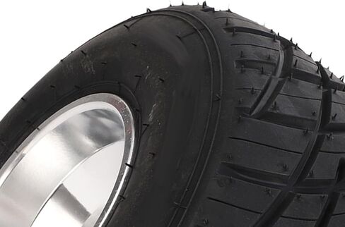 11x7.10 5 Go Kart Tire and Rim, Tubeless 4PR Rear Wheel Assembly with Aluminum Alloy Rim, for ATV UTV SxS Side by Side Cart Go Kart Drift Trike Buggy Racing in Saudi Arabia