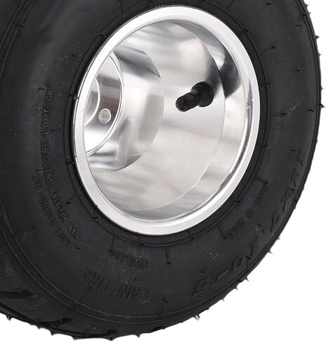 11x7.10 5 Go Kart Tire and Rim, Tubeless 4PR Rear Wheel Assembly with Aluminum Alloy Rim, for ATV UTV SxS Side by Side Cart Go Kart Drift Trike Buggy Racing in Saudi Arabia