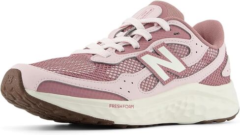 New Balance Kid's Fresh Foam Arishi V4 Tiralux Lace-Up Running Shoe, Rosewood/Pink Salt, 4 Big Kid in Saudi Arabia