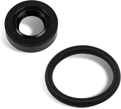 2 PCS Car Distributor Oil Seal, Leak Proof Transmission Shaft Gear Rubber O Ring Kit, Replacement OEM# 91209-612-000 30110-PA1-732, Compatible with Accord CRX Civic CRV Prelude (Black) in Saudi Arabia