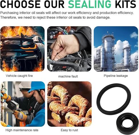 2 PCS Car Distributor Oil Seal, Leak Proof Transmission Shaft Gear Rubber O Ring Kit, Replacement OEM# 91209-612-000 30110-PA1-732, Compatible with Accord CRX Civic CRV Prelude (Black) in Saudi Arabia