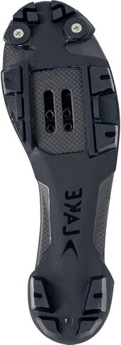 حذاء Lake Mx333 واسع لركوب الدراجات - للرجال أسود/فضي، 46.0 in Kuwait