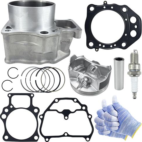 96mm Bore Cylinder Piston Gasket Top End Rebuild Kit Compatible with 2020-2024 Honda TRX520 TRX 520 Foreman 12100-HR6-B00 13101-HR6-B00 12315-HR0-F01 in Kuwait