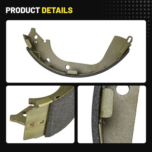 17960BF1 Rear Parking Brake Shoes Set for Silverado 1500 2008-2013 GMC Sierra 1500 2008-2013 - Replaces B960 BS960 in Saudi Arabia