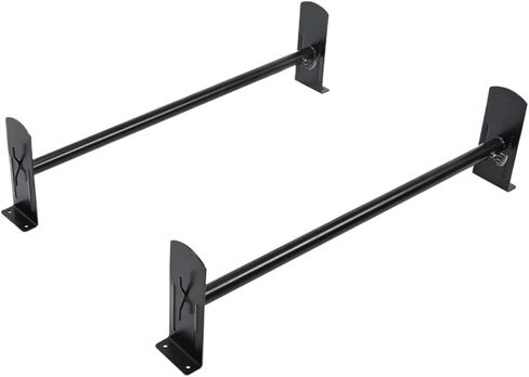 Roof Ladder Rack 2/3 Bars Alloy Steel Roof Racks 500/750 LBS Capacity Rain-Gutter Roof Rack Van Ladder Rack for Savana(3 pcs) in Kuwait