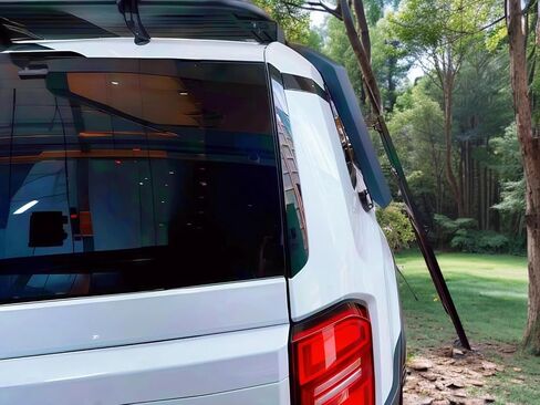 Foldable Side Ladder Stairs Aluminum Alloy Side Fold Ladder Back Door Tail Fits for Lexus GX GX550 J250 2024 2025 2026 in Saudi Arabia
