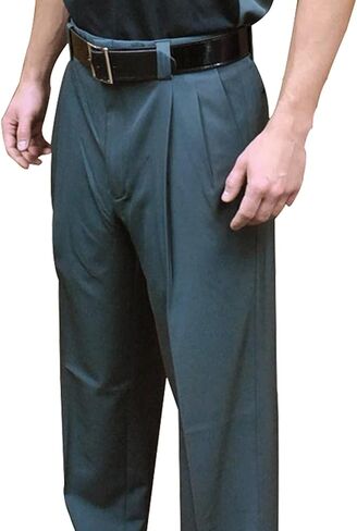 Smitty | BBS-394 | 4-Way Stretch Baseball Umpire Pleated Base Pants with Expander Waistband | Charcoal Grey in Saudi Arabia