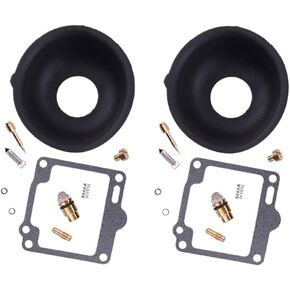 2 مجموعات المكربن ​​Carb إصلاح الحجاب الحاجز أطقم 2-pack متوافق مع قطع غيار السيارات والدراجات النارية Virago 1100 XV1100 XV1100S 1996 1997 1998 in Kuwait