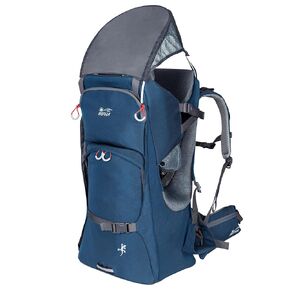 WIPHA Baby Backpack Carrier, Ergonomic Child Carrier Hiking with Sun Canopy, Safe Toddler Hiking Backpack Carrier with Large Storage Space&Insulated Pocket, Adjustable Padded Child Seat in Saudi Arabia