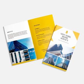 Custom Printed 8.5 x 11 Inch 100 lb Glossy Half Fold Brochures | Full Color Marketing Handouts for Business, Events, Sales, Promotions (QTY 2) in Saudi Arabia