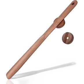 لبيسة حذاء بمقبض طويل لكبار السن مقاس 19.7 بوصة لبوق حذاء خشبي طويل جدًا للرجال والنساء، مع قاعدة مغناطيسية مثبتة على الحائط in Kuwait