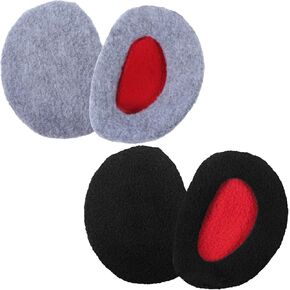 TIESOME 2 Pairs Bandless Ear Muffs, Unisex Earmuffs Windproof Thick Ear Warmers for Winter Outdoor Activities in Saudi Arabia