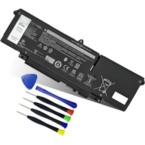 63Wh RJ40G Battery Replacement for Dell Latitude 14 5420 Latitude 15 5520 Precision 15 3560 Series Laptop M033W 01K2CF 075X16 WY9DX P137G P137G001 P104F P104F001 0WK3F1 0M3KCN-4-Cell 15.2V 3941mAh in Kuwait