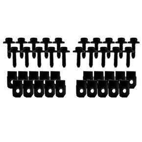 20pcs M6×1.0 U Clip Nut and Body Bolts Kit Compatible with Gm Ford Chevy Buick Chrysler -Application Body Fender Bumper Radiator Hood Fender Skid Plate-Replaces 11503834. in Kuwait