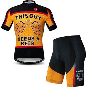 JPOJPO Cycling Jersey Men Set Bike Shirt Kit Short Sleeve Clothing Tops+5D Padded Shorts Summer Breathable Quick-Dry S-3XL in Saudi Arabia