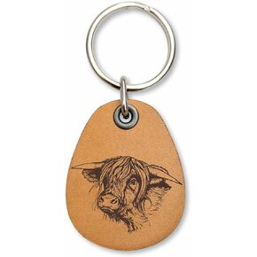 ForLeatherMore Genuine Leather Bee Keychain Insect key fob Lightweight and durable Honeybee holder for your keys in Kuwait