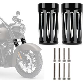 PSLER Upper Fork Boot Slider Covers for Touring Street Glide Road Glide Electra Glide Road King Trike model 1986-2019 in Kuwait