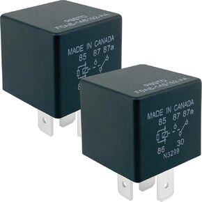 2-Pack P6STD FOAB-14B192-AA Relay 12V 40A 5-Pin SPDT Automotive Pump Starter Relay متوافق مع Ford F-150، Explorer، Expedition، Transit (2010-2018) - يعمل على إصلاح مشكلات انقطاع الطاقة والإشعال in Kuwait