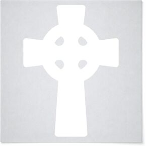 سلتيك كروس 1 استنسل مايلر قابل لإعادة الاستخدام - لوازم الأعمال الفنية مقاس 10.16 سم in Saudi Arabia