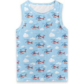 قميص بدون أكمام للأولاد الصغار بدون أكمام للصيف قميص Galaxy Tie Dye كاجوال خفيف الوزن ملابس رياضية 12M-6Y in Kuwait