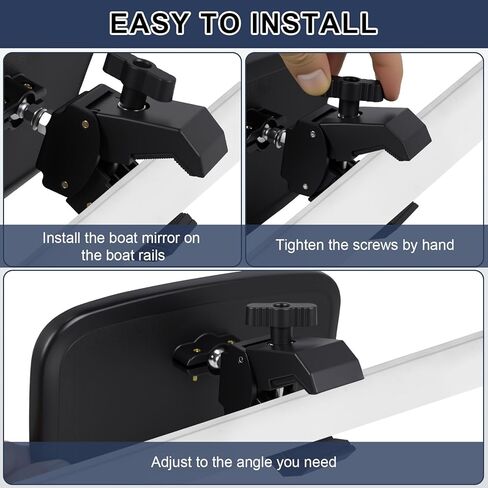 universal rear view mirror，boat mirror rear view，Suitable for water skis, pontoon boats, water skiing, as well as tractors and forklifts, golf cart mirrors，UTV， Various outdoor scenes in Saudi Arabia