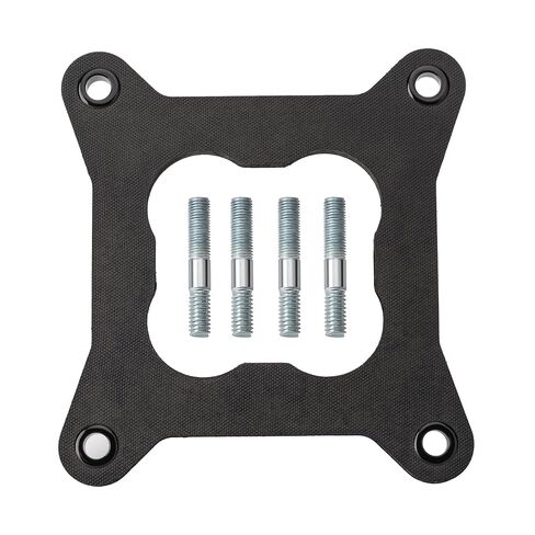 Engine Carburetor Heat Insulator Gasket Spacer 9265 for Edelbrock Performer Intake Mainfold Compatible with Holley 4150 Carb Dual Plane Open Center in Saudi Arabia