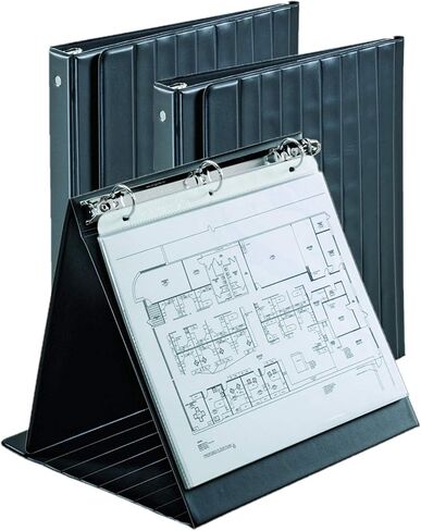Cardinal Easel Ring Binder, Horizontal, 1-Inch, 11-Inch x 8-1/2-Inch, Black (09260V3) / 3 Pack in Saudi Arabia