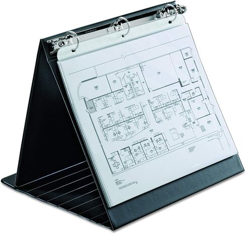 Cardinal Easel Ring Binder, Horizontal, 1-Inch, 11-Inch x 8-1/2-Inch, Black (09260V3) / 3 Pack in Saudi Arabia