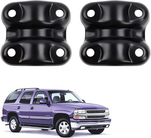 طقم مسمار زنبركي للتعليق الخلفي شديد التحمل مع لوحات متوافقة مع 1988-1998 Chevy GMC C/K1500، Tahoe، Yukon، يناسب طول 8.75 بوصة لنوابض أوراق عريضة 2.5 بوصة، استبدال # 15592585 15592586 in Kuwait