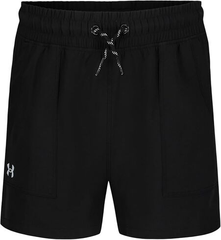 شورت منسوج نشط للفتيات من Under Armour، قماش مطاطي في 4 اتجاهات ماص للرطوبة، مجموعة للاستخدام الخارجي in Kuwait
