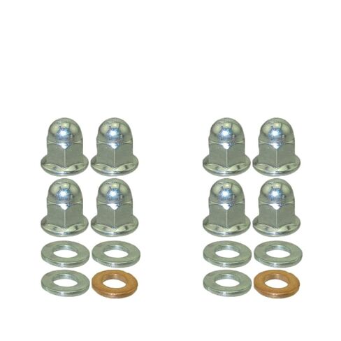 7mm Engine Head Stud Acorn Nut Set 4-Pack Compatible with Automotive Motorcycle Parts 125cc 140cc Pit Dirt Bike ATV Quad(5 Sets) in Saudi Arabia