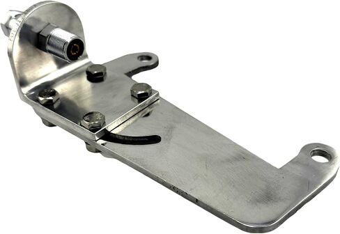 Procomm PC-A50-02 Cascadia Truck Antenna Mirror Mount; Adjustable Angle Bracket JBC910H and S0239 Stud; for Freightliner Cascadia Trucks 2008+ P3, 5-Gauge Aircraft Aluminum Construction in Saudi Arabia