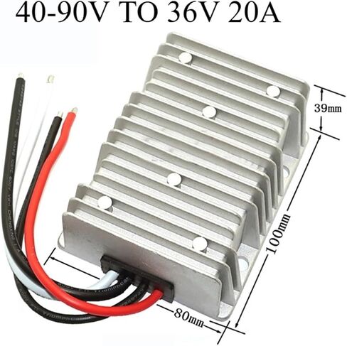 1pcs 40-90V to 36V 20A DC DC Power Converter Step Down Voltage Reducer 90 Volts to 36 Volt in Saudi Arabia