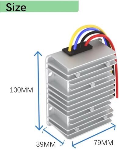 1pcs 40-90V to 36V 20A DC DC Power Converter Step Down Voltage Reducer 90 Volts to 36 Volt in Saudi Arabia