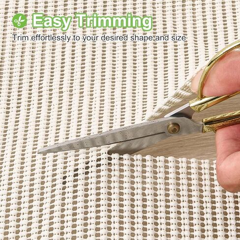 Songrey Non-Slip Rug Pad, Extra Thick Carpet Pads for Hard Surfaces, Prevents Sliding and Secures Rugs（2.5x8 FT） in Saudi Arabia
