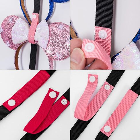 3 Pcs Mouse Ears Headband Holder Hanging Headband Organizer Bow Headpiece Hair Accessories Vertical Headband Holder Wall Display Decor in Saudi Arabia