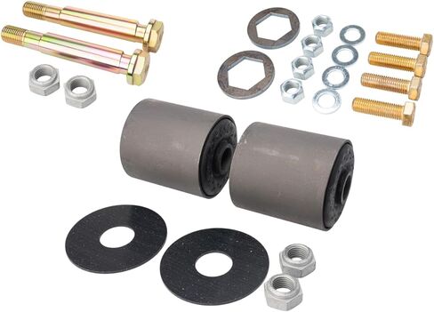 Ridewell 6040029 Monopivot Bushing Service Kit | Fits RAR-240 & RAR-247 Suspensions (Underslung/Lowboy) | Replaces Huck Fasteners with Alignment Bolts | Replaces Euclid E-14376 in Saudi Arabia