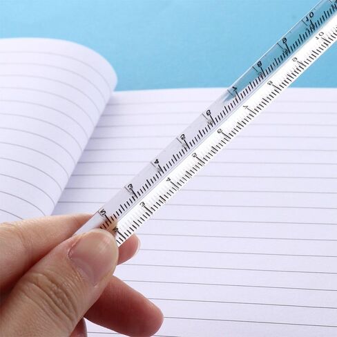 Triangle Ruler Set, 15cm Small Metric Scale, 2026 Upgraded Clear Plastic, Pocket Size, Drafting Tools for Office and School in Saudi Arabia