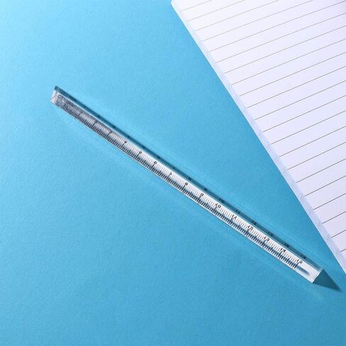 Triangle Ruler Set, 15cm Small Metric Scale, 2026 Upgraded Clear Plastic, Pocket Size, Drafting Tools for Office and School in Saudi Arabia