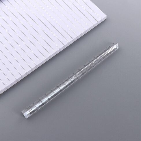 Triangle Ruler Set, 15cm Small Metric Scale, 2026 Upgraded Clear Plastic, Pocket Size, Drafting Tools for Office and School in Saudi Arabia