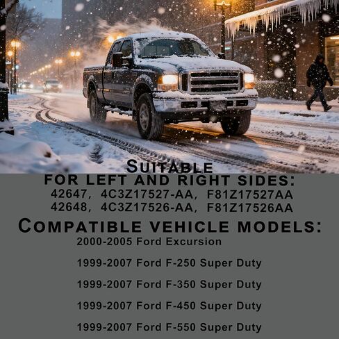 1 Pair Windshield Wiper Arm Compatible with Ford 1999-2007 Ford F250 F350 F450 F550 Super Duty 2000-2005 Excursion Replace OE 42647 42648 F81Z17527AA F81Z17526AA in Saudi Arabia